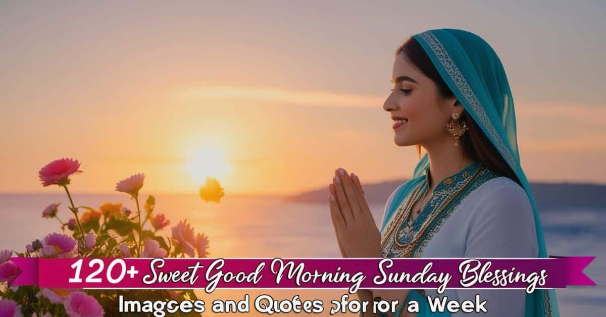 120+ Sweet Good Morning Sunday Blessings Images And Quotes for a Week